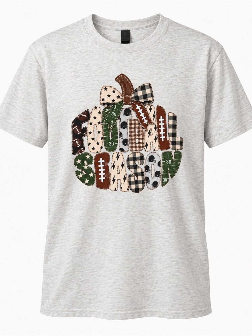 Adult XL NWOT Football Season Pumpkin Graphic Tee